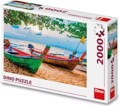 Dino Puzzle Ribiški čolni 2000 kosov