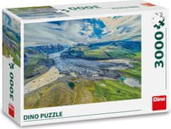 Dino Puzzle Islandski ledenik 3000 kosov