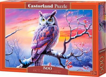 Castorland Puzzle Popoln večer s sovo 500 kosov