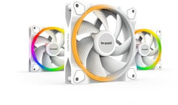 Be quiet! Light Wings ventilator, 120mm, 4-pin, bel, 3 kosi (BL100)
