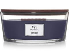 Woodwick Dišeča sveča z lesenim krakom Elipsa Hinoki Dahlia 453 g