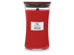 Woodwick Dišeča sveča z lesenim krakom velika Crimson Berries 609 g