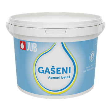 JUB GAŠENI Apneni belež bel 5 L naravni belež