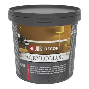JUB DECOR Acrylcolor bron 5003 0,75 L metalik zidna barva