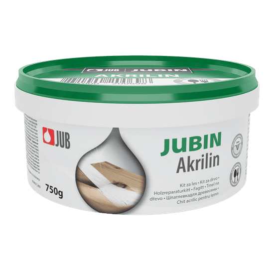 JUB JUBIN Akrilin kit za les bel 10 750 G kit za les