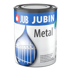 JUB JUBIN Metal bel 1001 0,65 L pokrivna barva za kovino
