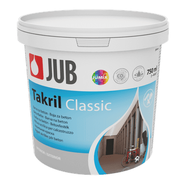 JUB TAKRIL Classic svetlo siv 31 0,75 L barva za zaščito betona