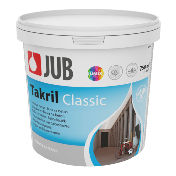 JUB TAKRIL Classic bel 1001 0,75 L barva za zaščito betona