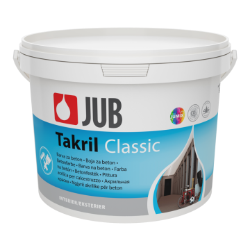 JUB TAKRIL Classic bel 1001 5 L barva za zaščito betona