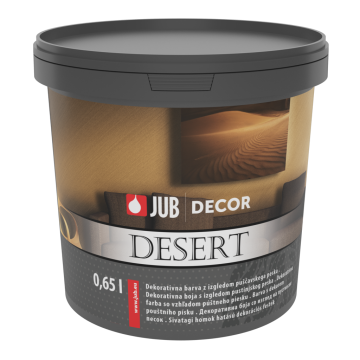 JUB DECOR Desert black 0,65 L dekorativna barva