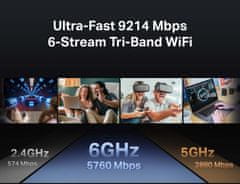 TP-Link Archer BE550 brezžični usmerjevalnik, WiFi 7