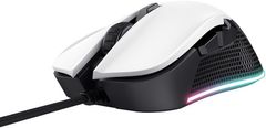 Trust GXT 922W YBAR ECO gaming miška, bela (24730)