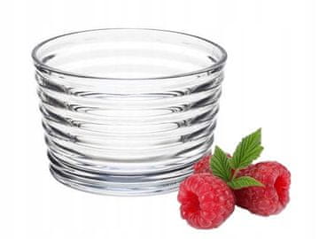 shumee Steklena skodelica za sladoled in sladice, imitacija kristala, 290 ml