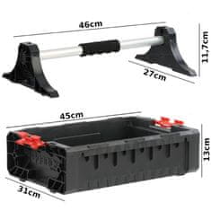 botle Komplet škatle na kolesih organizator škatle predali z ročajem H 139 cm PRO modul