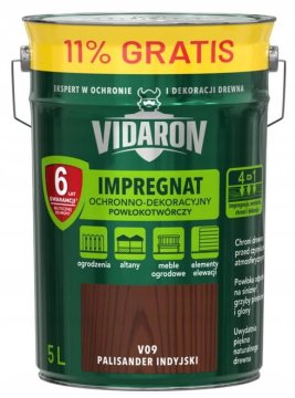 shumee Vidaron zaščitni in dekorativni premaz impregnacija 5L indijski palisander