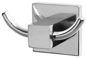 shumee Dvojni obešalnik 8,5 x 5 cm krom