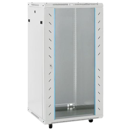 Vidaxl Omrežna omarica 22U 19 IP20 siva 60x60x120 cm