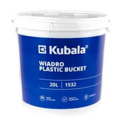 Kubala Plastično vedro s pokrovom in tehtnico, 20 l