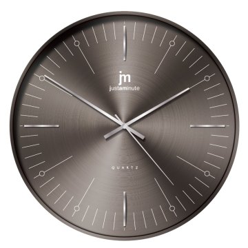 Lowell Stenska ura Metal 40cm / 00886g / okrogla / siva / abs, aluminij