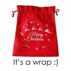 VIVVA® Božične vrečke z napisom, 3 kosi | XMAS BAGS 