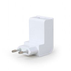 Gembird Univerzalni USB A polnilec 10 W, bel (EG-UC2A-02-W)