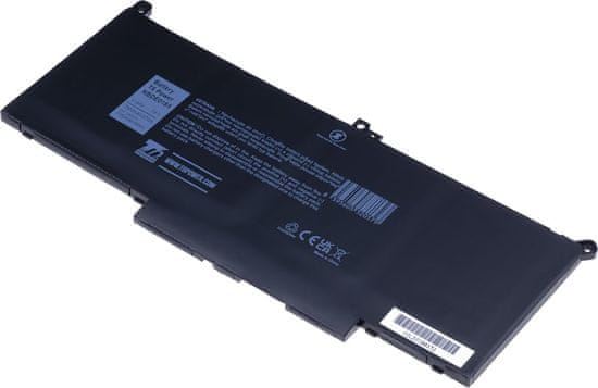 T6 power Baterija Dell Latitude 7280, 7290, 7380, 7390, 7480, 7490, 7500mAh, 57Wh, 4-celična, Li-pol