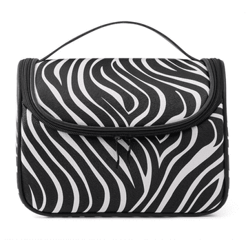 shumee Zložljiva kozmetična torbica, etui z zebrastim vzorcem, KS76