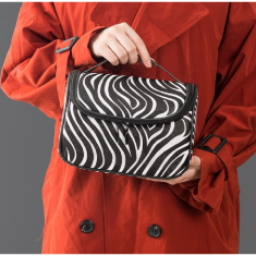 ZLOŽLJIVA KOZMETIČNA TORBICA ZEBRA POTOVALNI ORGANIZATOR ZA ŽENSKE