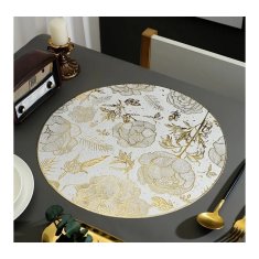 Flamenco Mystique Velika miza za pisanje 38 cm, zlatna, PVC material
