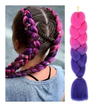 Flamenco Mystique Sintetične barvane lase 120 cm goste ombre WLS50