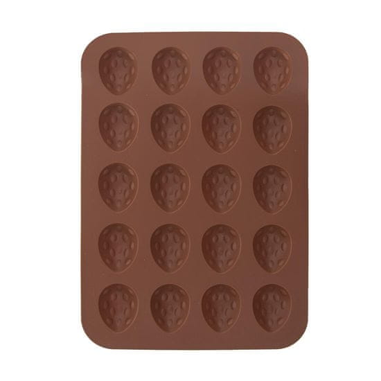 Kalup za matice 20 kosov 27,5x18,5x1,3 cm silikona