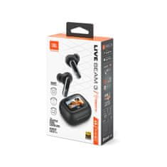 JBL Live Beam 3 brezžične slušalke z mikrofonom, črne
