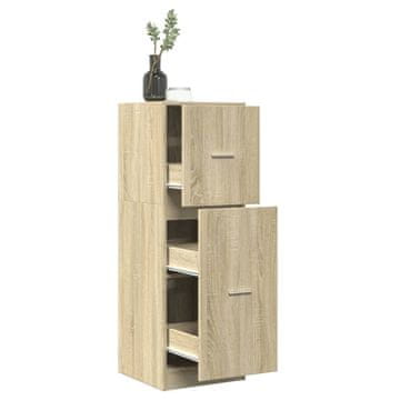 Vidaxl vidaXL Lekarniška omarica, hrast sonoma, 40x41x118 cm