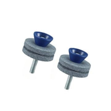 BESTMART Brusilnik za rezila | 2 KOS | Brusilni kamen za nož kosilnice | Brusni kamen | Kamen za koso | Košenje trave