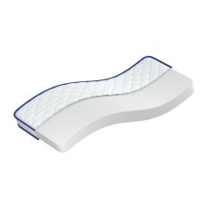 Vidaxl Vzmetnica s spominsko peno bela 80x200x17 cm mehka