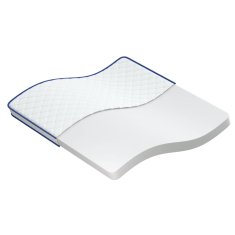 Vidaxl Vzmetnica s spominsko peno bela 200x200x17 cm mehka