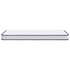 Vidaxl Vzmetnica s spominsko peno bela 90x190x17 cm mehka