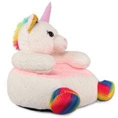 Mormark Plišasti fotelj, Otroški fotelj, Udoben sedež, Dekoracija (Samorog) | PLUSHY 