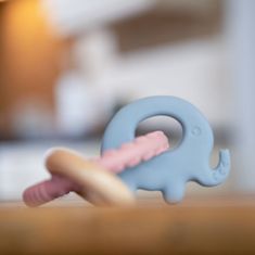 Bo Jungle ugrizi B-Rattle Rings Elephant Pink