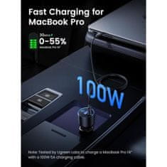 Ugreen 130W 3-portni avtomobilski polnilec