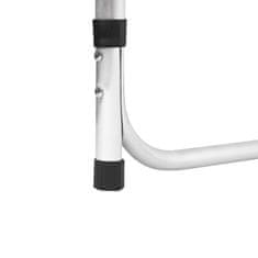 Aga Zložljiva kamping miza 180x60x70/60/55 cm Siva