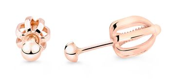 Cutie Jewellery Uhani iz rožnatega zlata Z5003-30-X-4