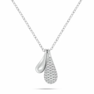 Brilio Silver Ženska srebrna ogrlica s cirkoni NCL169W