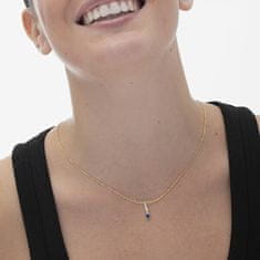 Elegantna pozlačena ogrlica s kristali Shine A4668-08DG