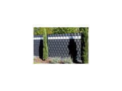 sarcia.eu Ograjevalni trak, senčni trak, zaščita za panelno ograjo UV 4,75 cm x 35 m - 450 g/m2 + 20 pritrdilnih sponk Bela