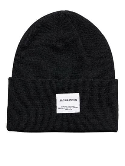 Jack&Jones Moška kapa JACLONG 12150627 Črna