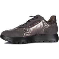 Wonders Čevlji 40 EU Gris Metal Peltre Negro