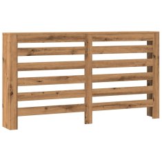 Vidaxl Pokrov za radiator hrast 149x20x82 cm inženirski les