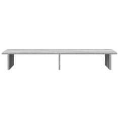 Vidaxl Stojalo za zaslon siva sonoma 100x27x15 cm inženirski les