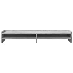 Vidaxl Stojalo za zaslon siva sonoma 100x24x16 cm inženirski les